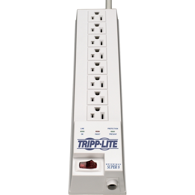Super8 8 Outlet Surge Protector 8ft Cord 1080 Joules 120V NEW Tripp Lite SK6-6